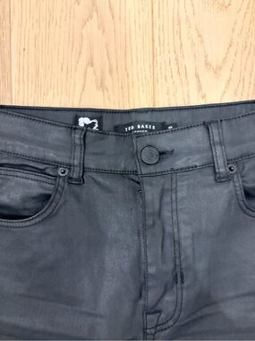Ted Baker Black Coated Jeans